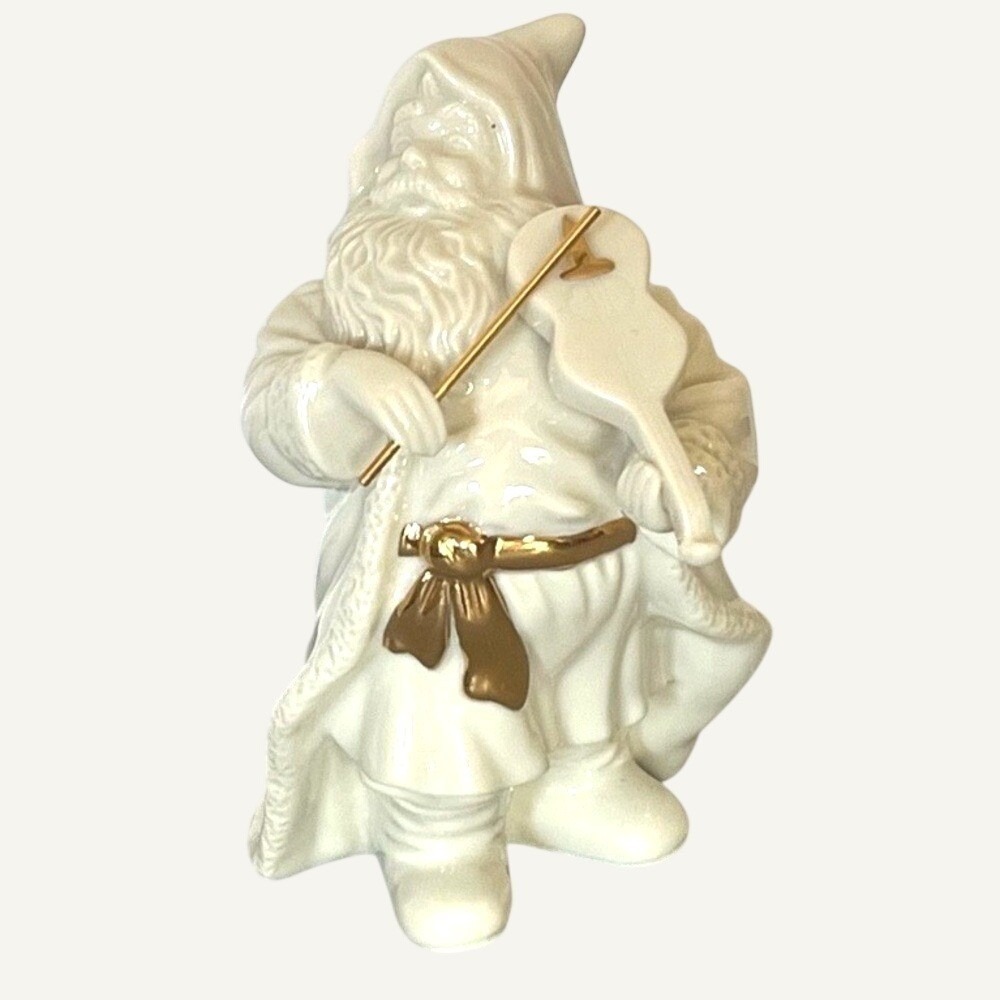 Lenox Vintage 1999 Santa Playing Violin Fine Porcelain Figurine Holiday Festive
